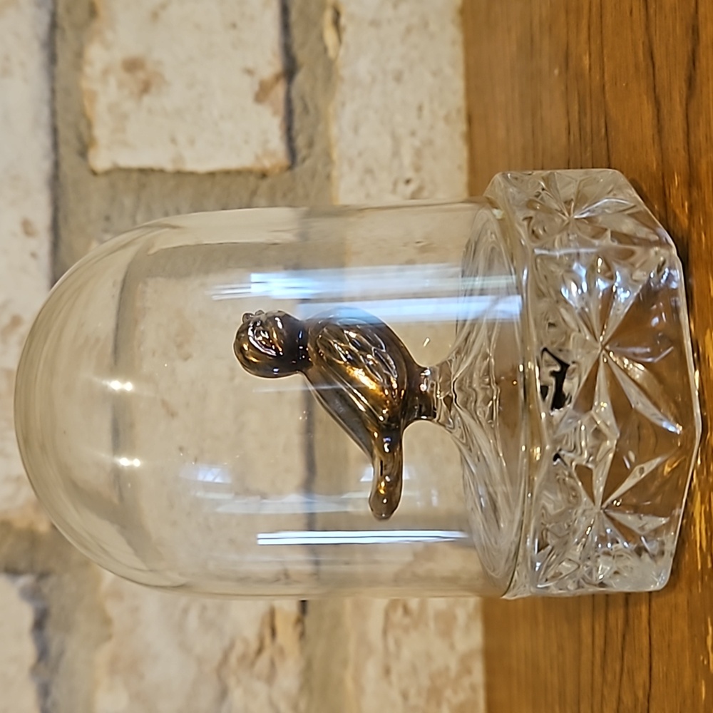 Vintage Hofbauer Lead Crystal - Singing Bird in Cage - Made in Germany ๐ฉ๐ช - Picture 5 of 6